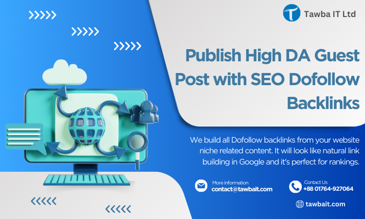 We will write and publish high quality guest post